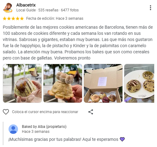 baked by Alba Reseñas