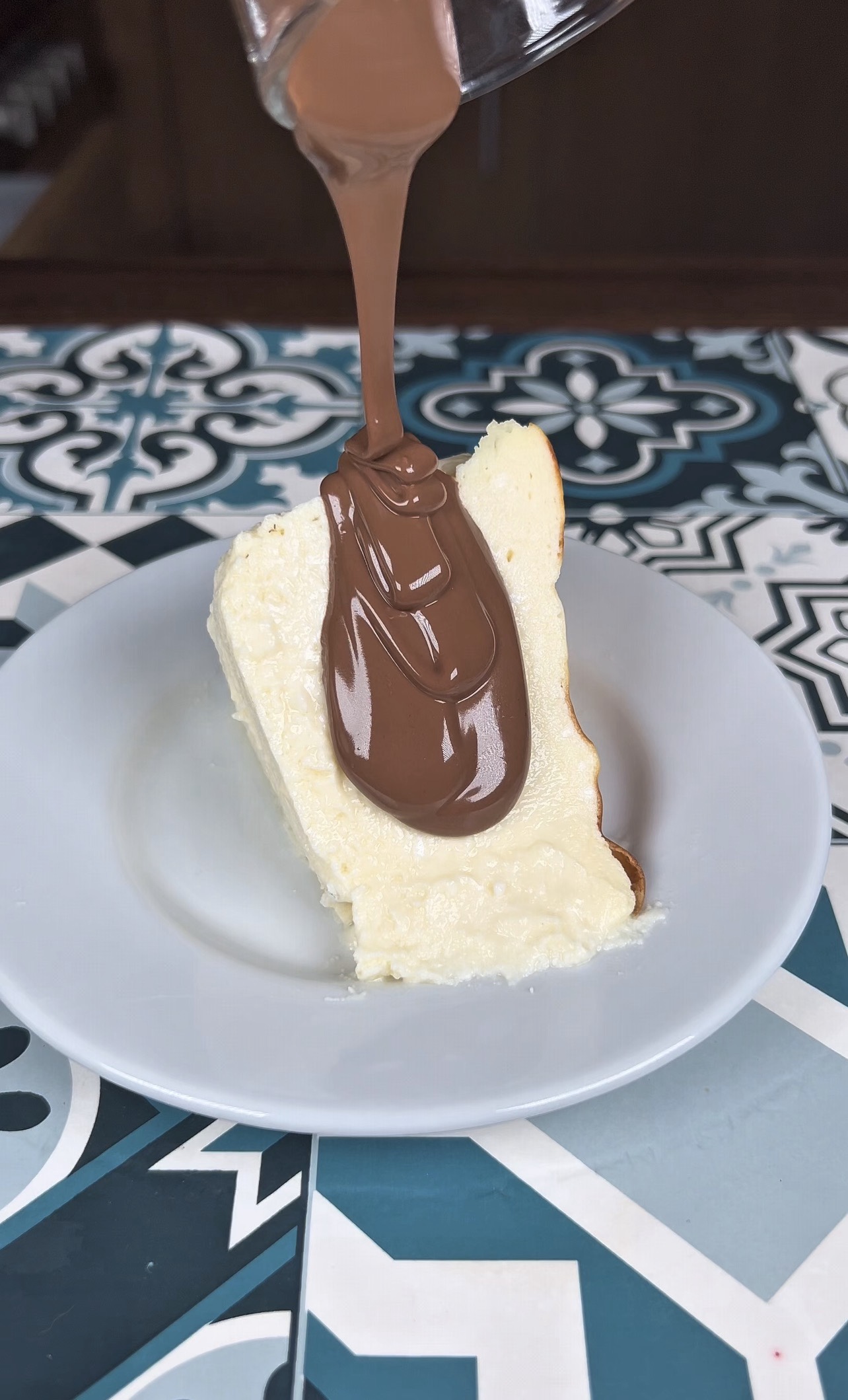Cheesecake en freidora de aire