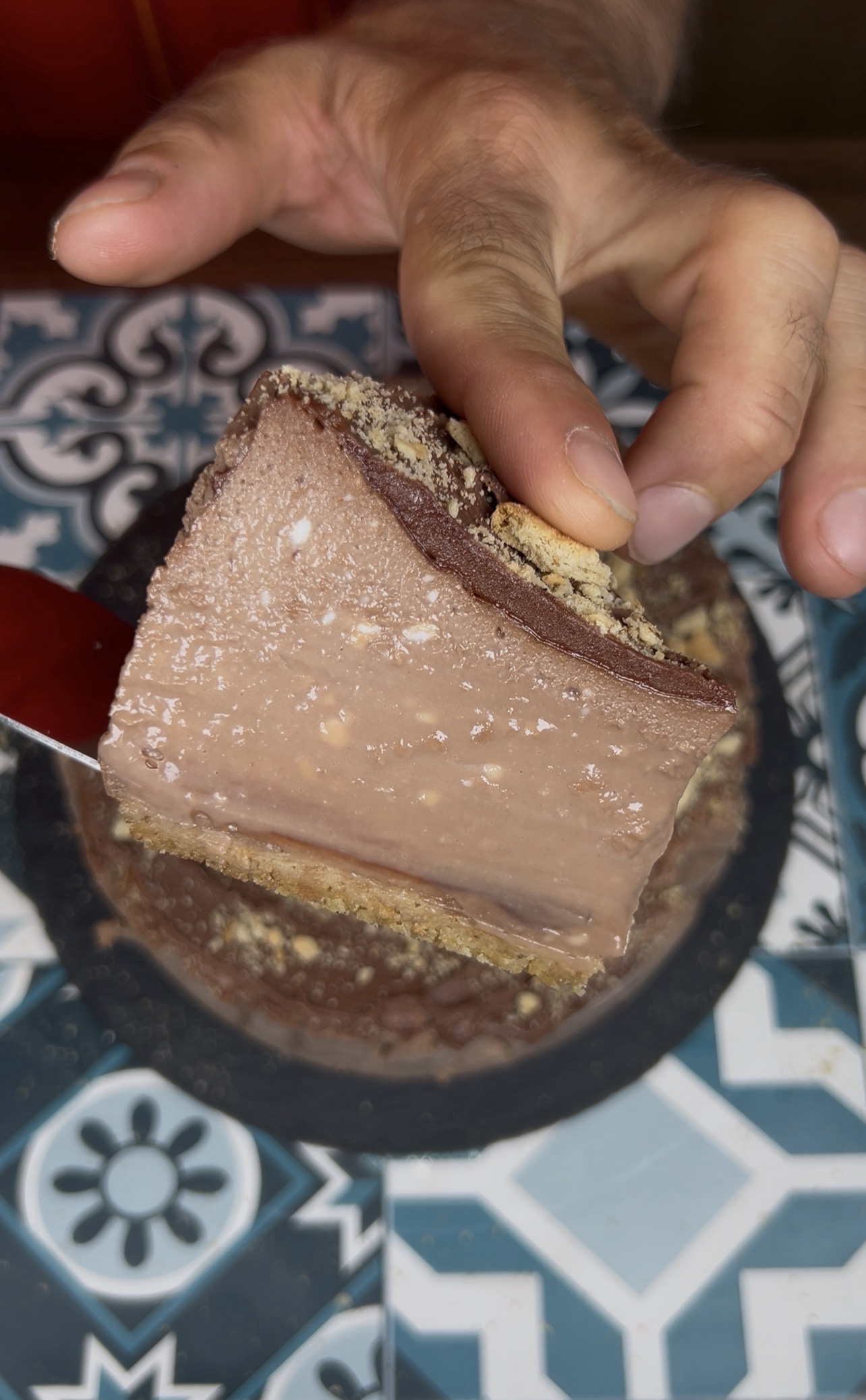 La cheesecake del mundial: cheesecake de galletas Tosta Rica